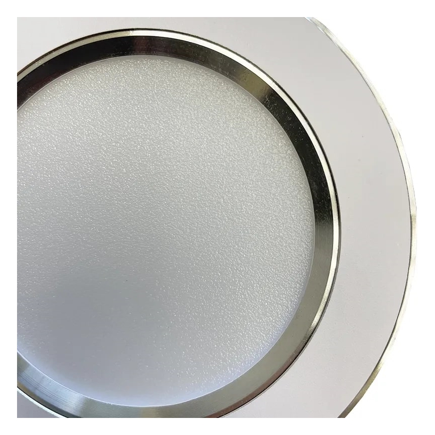Foco de encastrar LED LED/7,5W/230V 4000K branco/prateado
