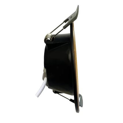 Foco de encastrar LED LED/7,5W/230V 4000K preto/dourada