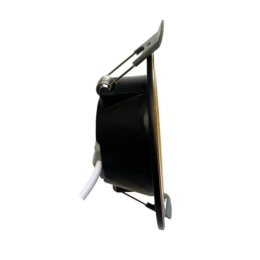 Foco de encastrar LED LED/7,5W/230V 4000K preto/dourada