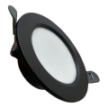Foco de encastrar LED LED/7,5W/230V 4000K preto