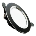 Foco de encastrar LED LED/7,5W/230V 4000K preto/prateado