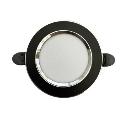 Foco de encastrar LED LED/7,5W/230V 4000K preto/prateado