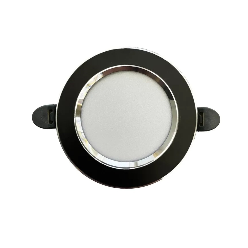 Foco de encastrar LED LED/7,5W/230V 4000K preto/prateado