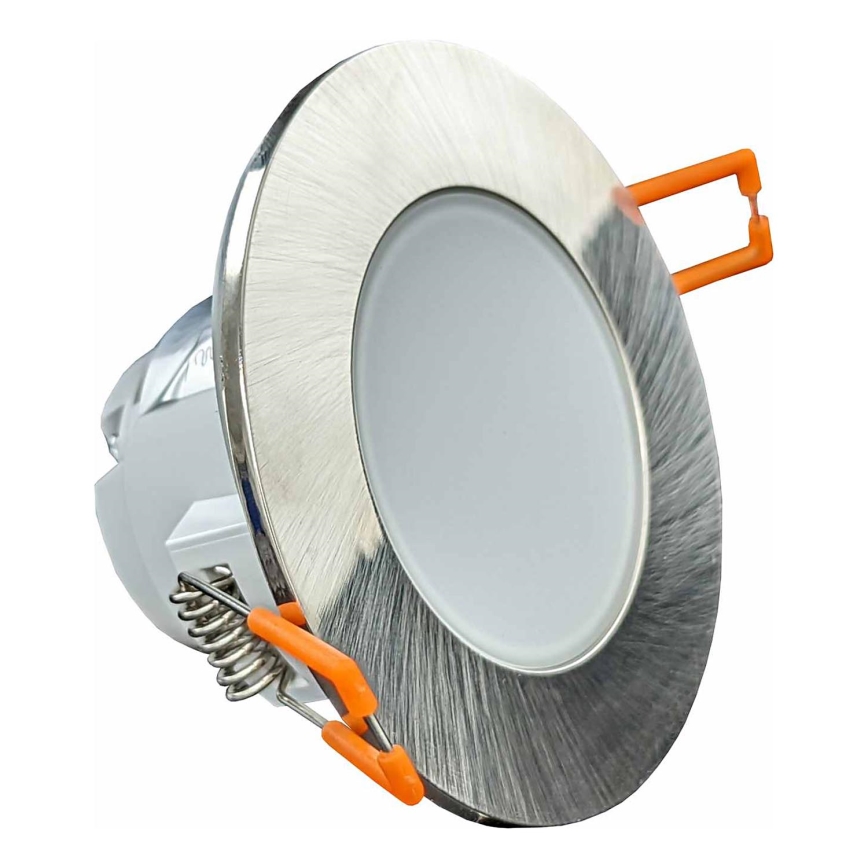 Foco de encastrar LED para casa de banho  BONO LED/5W/230V 4000K IP65 cromado brilhante