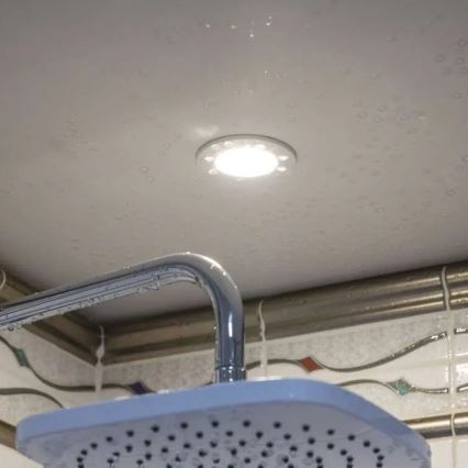 Foco de encastrar LED para casa de banho  LORI LED/4,5W/230V IP65 2700/4000K diâmetro 8,5 cm branco