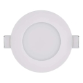 Foco de encastrar LED para casa de banho  LORI LED/4,5W/230V IP65 2700/4000K diâmetro 8,5 cm branco
