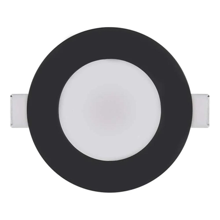 Foco de encastrar LED para casa de banho  LORI LED/4,5W/230V IP65 2700/4000K diâmetro 8,5 cm preto
