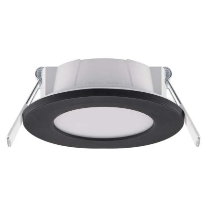 Foco de encastrar LED para casa de banho  LORI LED/4,5W/230V IP65 2700/4000K diâmetro 8,5 cm preto