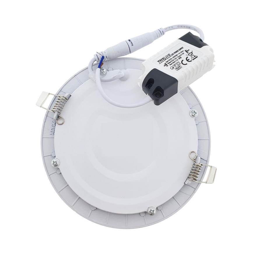 Foco de encastrar LED QTEC LED/18W/230V 6500K diâmetro 22 cm