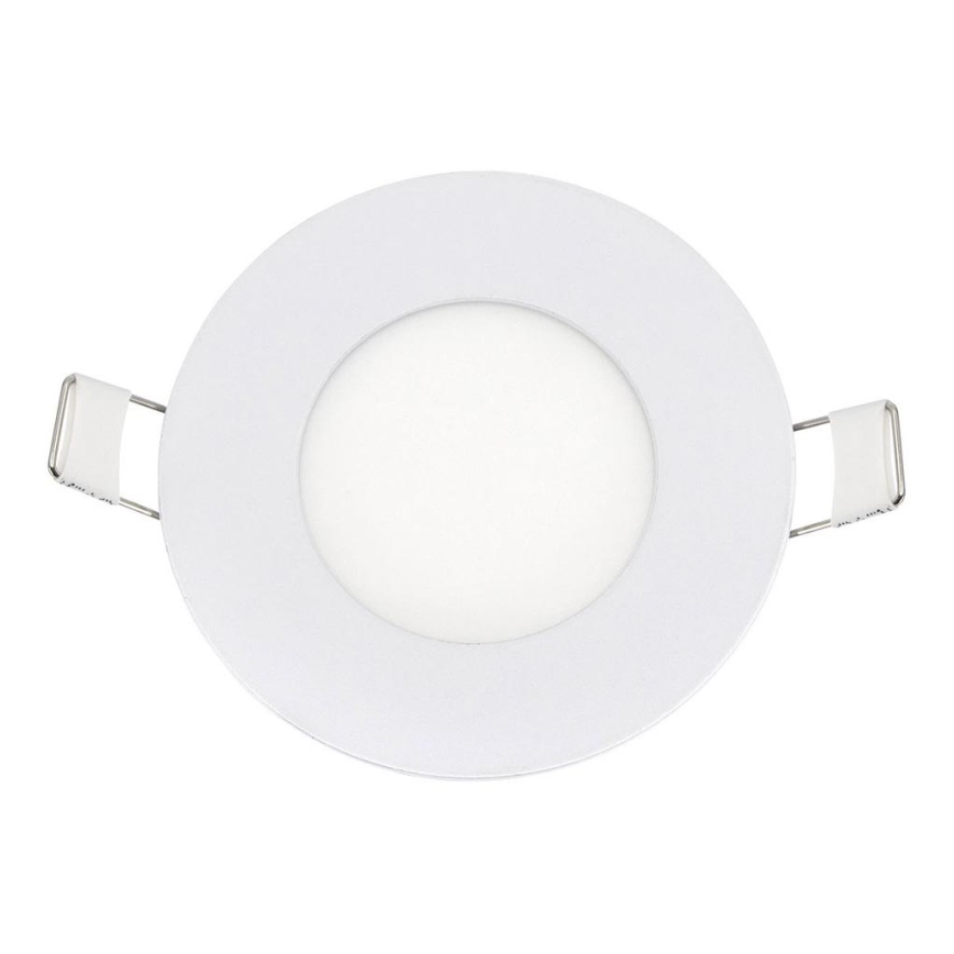 Foco de encastrar LED QTEC LED/3W/230V 2700K diâmetro 8,3 cm