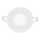 Foco de encastrar LED QTEC LED/3W/230V 2700K diâmetro 8,3 cm