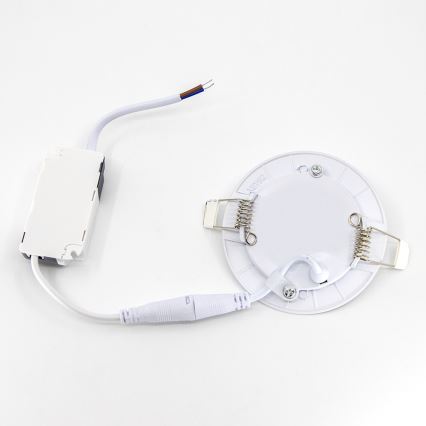 Foco de encastrar LED QTEC LED/3W/230V 2700K diâmetro 8,3 cm