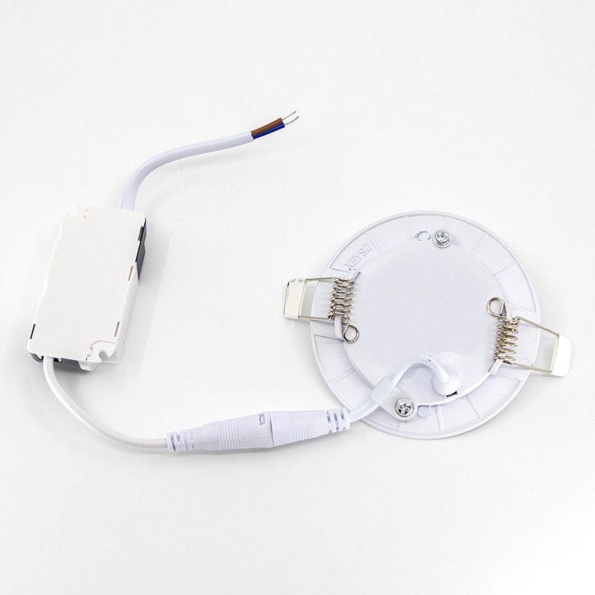 Foco de encastrar LED QTEC LED/3W/230V 2700K diâmetro 8,3 cm