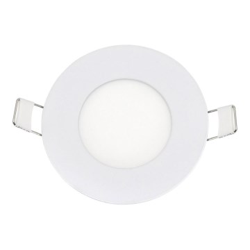 Foco de encastrar LED QTEC LED/3W/230V 6500K diâmetro 8,3 cm
