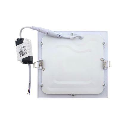 Foco de encastrar LED QTEC LED/9W/230V 6500K 14,6x14,6 cm