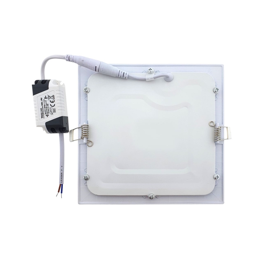 Foco de encastrar LED QTEC LED/9W/230V 6500K 14,6x14,6 cm