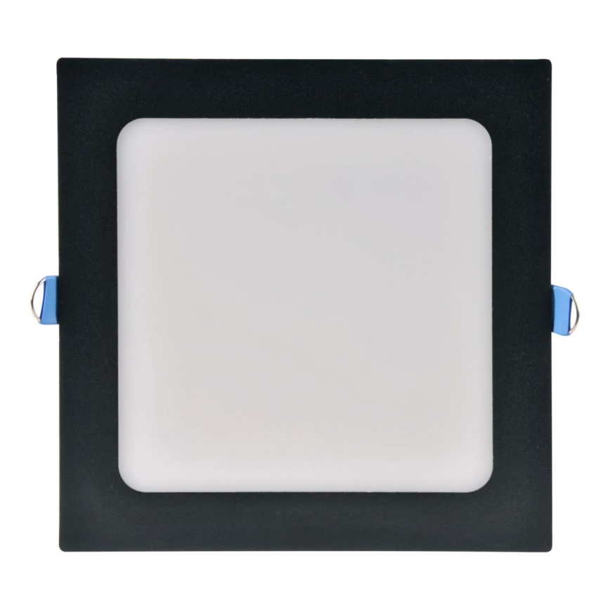 Foco de encastrar LED RIGEL LED/10W/230V 4000K 16,8x16,8 cm preto