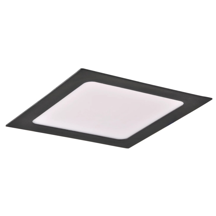 Foco de encastrar LED RIGEL LED/10W/230V 4000K 16,8x16,8 cm preto