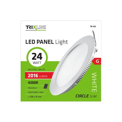 Foco de encastrar LED ROUND LED/24W/230V 4200K