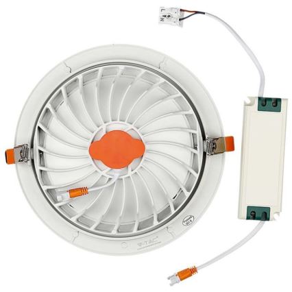 Foco de encastrar LED SAMSUNG CHIP LED/20W/230V 3000K