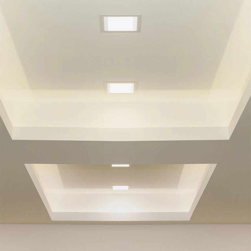Foco de encastrar LED SAMSUNG CHIP LED/24W/230V 4000K 29,5x29,5 cm branco
