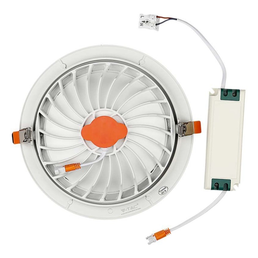 Foco de encastrar LED SAMSUNG CHIP LED/30W/230V 4000K