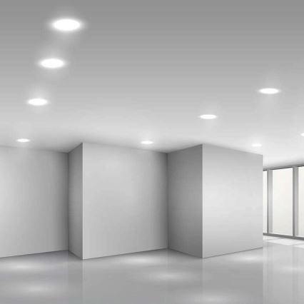 Foco de encastrar LED SAMSUNG CHIP LED/3W/230V 6500K diâmetro 9,5 cm branco