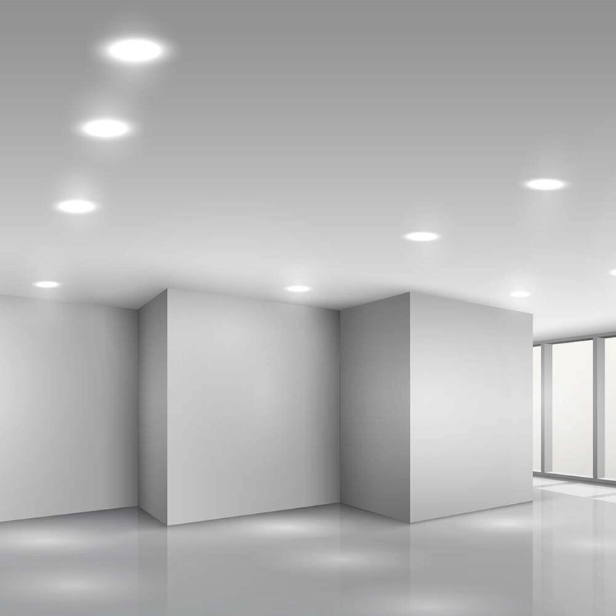 Foco de encastrar LED SAMSUNG CHIP LED/3W/230V 6500K diâmetro 9,5 cm branco