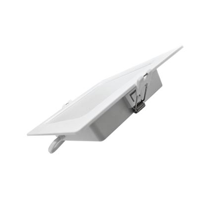 Foco de encastrar LED SQUARE LED/12W/230V 4000K 17x17 cm branco