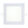 Foco de encastrar LED SQUARE LED/12W/230V 4200K 16,8x16,8 cm branco