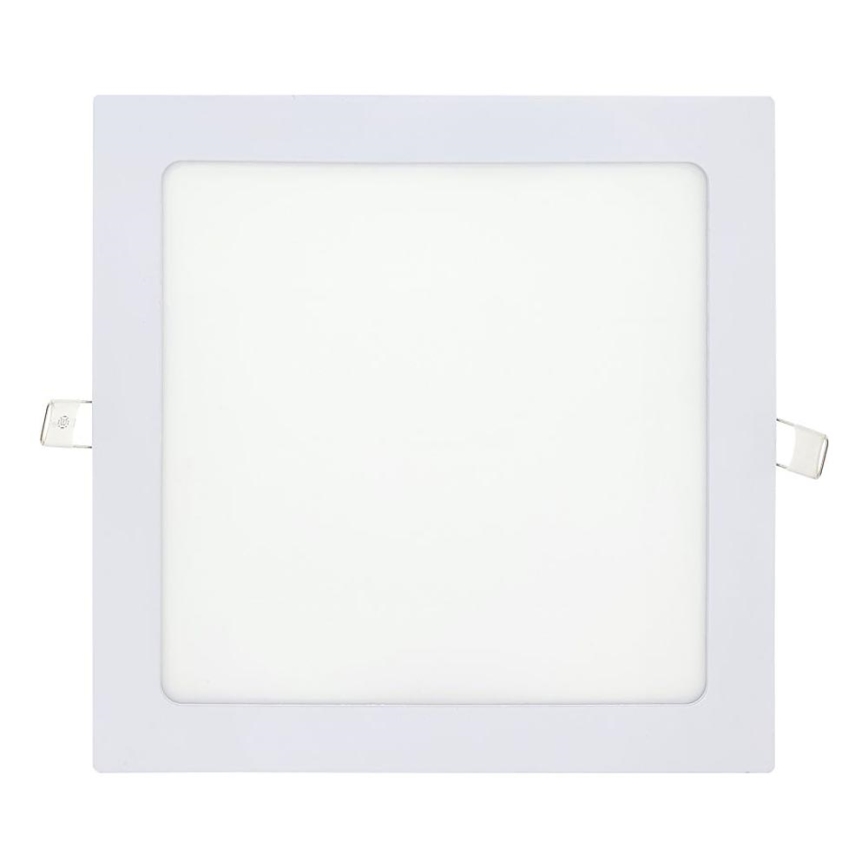 Foco de encastrar LED SQUARE LED/18W/230V 4200K 22x22 cm branco
