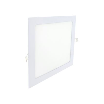 Foco de encastrar LED SQUARE LED/18W/230V 4200K 22x22 cm branco