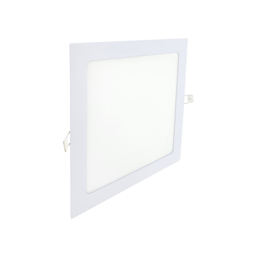 Foco de encastrar LED SQUARE LED/18W/230V 4200K 22x22 cm branco