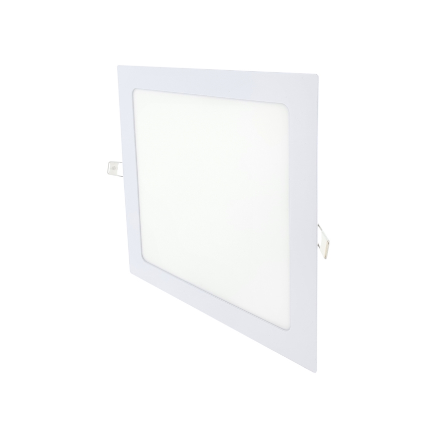 Foco de encastrar LED SQUARE LED/18W/230V 4200K 22x22 cm branco