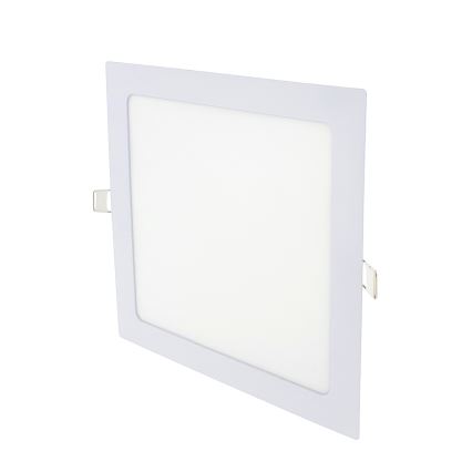 Foco de encastrar LED SQUARE LED/18W/230V 6500K 22x22 cm branco