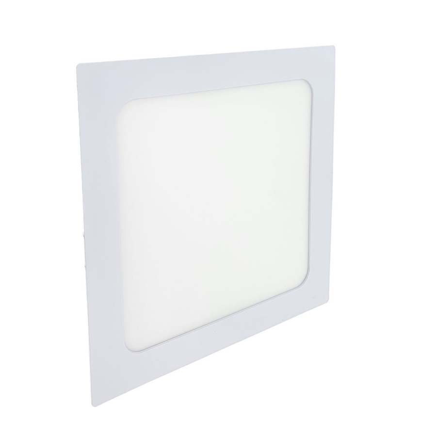 Foco de encastrar LED SQUARE LED/24W/230V 4200K 29,2x29,2 cm branco