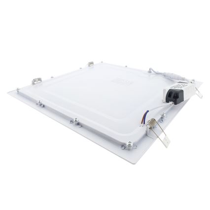 Foco de encastrar LED SQUARE LED/24W/230V 4200K 29,2x29,2 cm branco