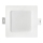 Foco de encastrar LED SQUARE LED/3W/230V 4000K 9x9 cm branco