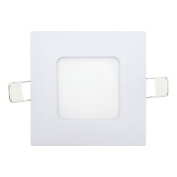 Foco de encastrar LED SQUARE LED/3W/230V 4200K 8,3x8,3 cm branco