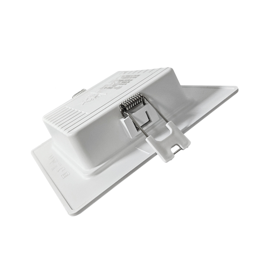 Foco de encastrar LED SQUARE LED/6W/230V 4000K 12x12 cm branco