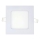 Foco de encastrar LED SQUARE LED/6W/230V 4200K 11,8x11,8 cm branco