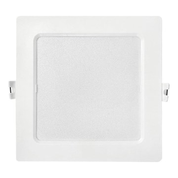 Foco de encastrar LED SQUARE LED/9W/230V 4000K 14,5x14,5 cm branco