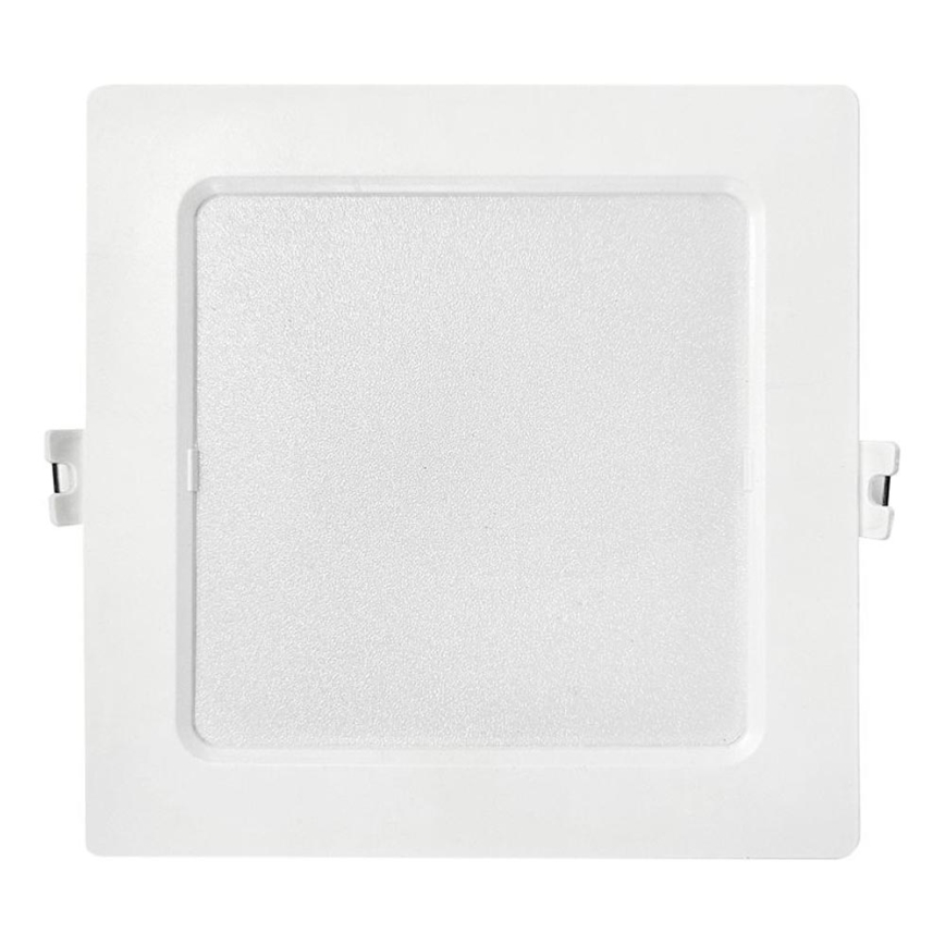 Foco de encastrar LED SQUARE LED/9W/230V 4000K 14,5x14,5 cm branco