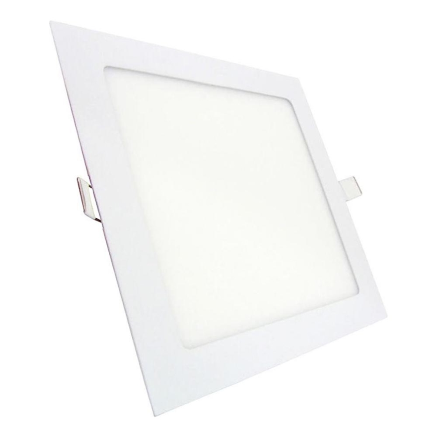 Foco de encastrar LED SQUARE LED/9W/230V 4200K 14,6x14,6 cm branco