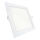 Foco de encastrar LED SQUARE LED/9W/230V 4200K 14,6x14,6 cm branco