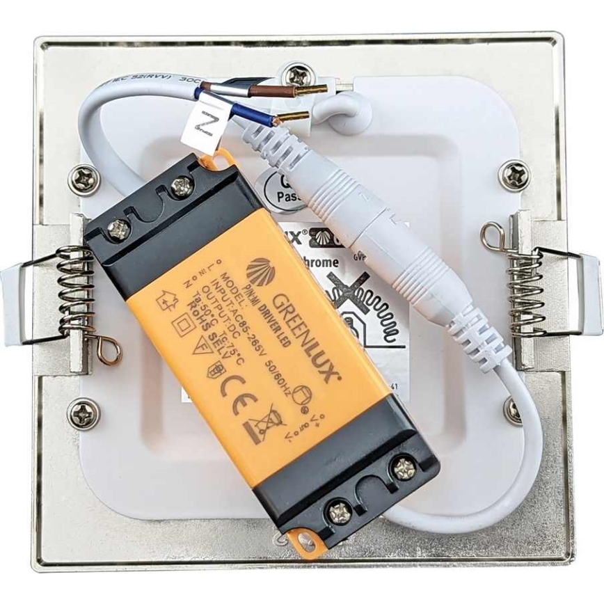 Foco de encastrar LED VEGA 30xLED SMD/6W/230V 2800K 11,8 cm IP44