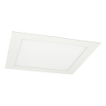 Foco de encastrar LED VEGA LED/18W/230V 2900/3900/5800K 22,5x22,5 cm branco