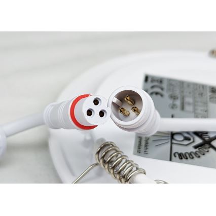 Foco de encastrar LED VEGA LED/18W/230V 2900/3900/5800K 22,5x22,5 cm branco