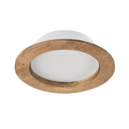 Foco de encastrar LED WOODY SPOT LED/12,5W/230V 3000K nogueira ø 16 cm