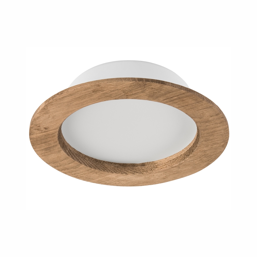 Foco de encastrar LED WOODY SPOT LED/12,5W/230V 4000K nogueira ø 16 cm